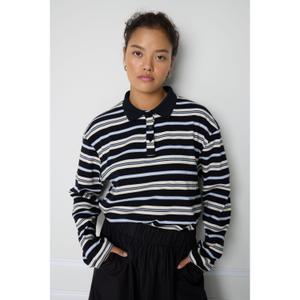 Women's long-sleeved polo shirt Ichi Becky image-4