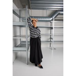 Women's long-sleeved polo shirt Ichi Becky image-3