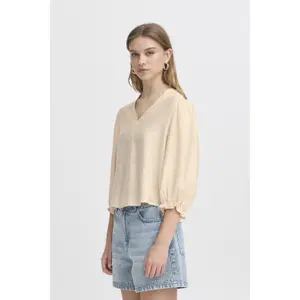 Damenbluse 3/4 Ärmel Ichi Wilma image-4