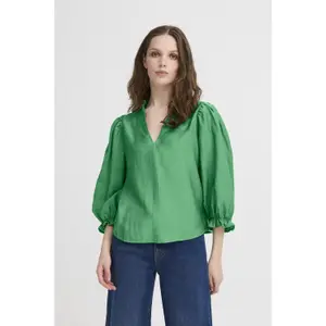 Damenbluse 3/4 Ärmel Ichi Wilma image-3