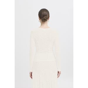 Dames-T-shirt met lange mouwen Ichi Lacey image-4