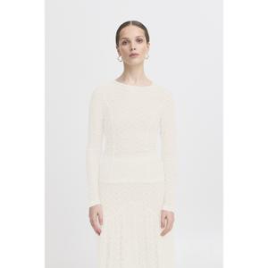 Dames-T-shirt met lange mouwen Ichi Lacey image-5