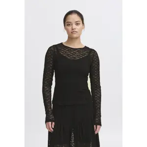 Langarmshirt Ichi Lacey image-4