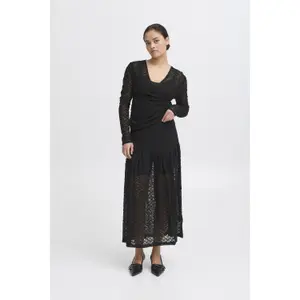 Langer Rock für Damen Ichi Lacey image-3