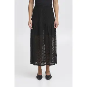 Langer Rock für Damen Ichi Lacey image-4