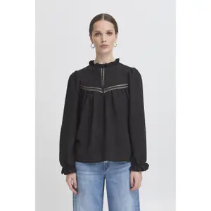 Langärmelige Bluse, Damen Ichi Sassy image-3