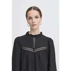 Langärmelige Bluse, Damen Ichi Sassy image-6