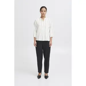 Chemise manches longues femme Ichi Ollie image-3