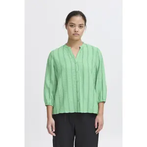 Chemise manches longues femme Ichi Ollie image-4