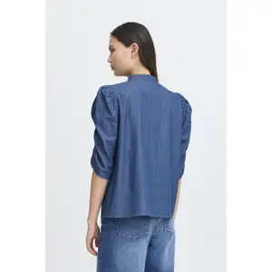 Damenbluse Ichi Rosa image-5