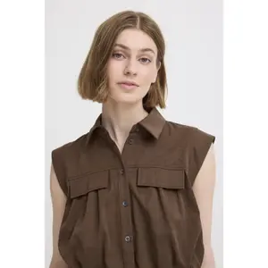 Woman's sleeveless shirt Ichi Stella image-3