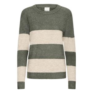20124080-900003000-pullover-damen-ichi-edeen-rifle-green-stripe
