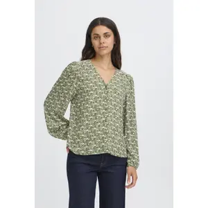Langärmelige Bluse, Damen Ichi Vera22 image-1
