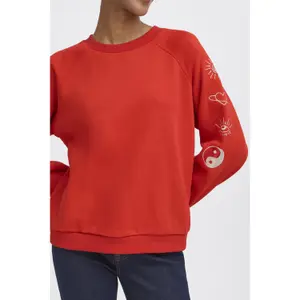 Dames sweatshirt Ichi Lela Brushed 4 image-2