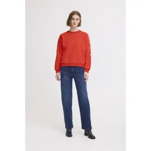Dames sweatshirt Ichi Lela Brushed 4 image-6