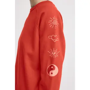 Sweatshirt Damen Ichi Lela Brushed 4 image-6