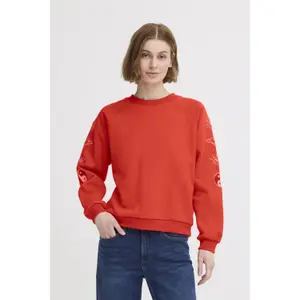 Sweatshirt Damen Ichi Lela Brushed 4 image-1