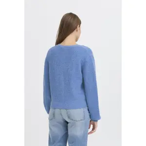 Cardigan femme Ichi Marin 6 image-5