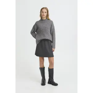 Kjol för kvinnor Ichi Wooly 5 image-3