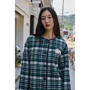 Karierte Damenjacke Ichi Johanna Ja image-2