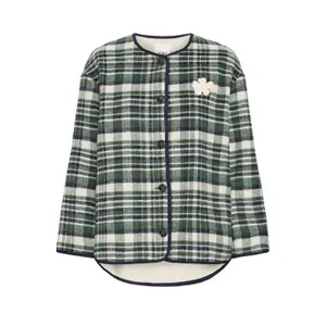 Karierte Damenjacke Ichi Johanna Ja image-4