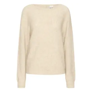 Salta de pescoço redondo de mulher Ichi Asdis image-0