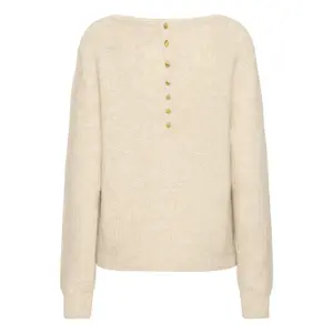 Salta de pescoço redondo de mulher Ichi Asdis image-1