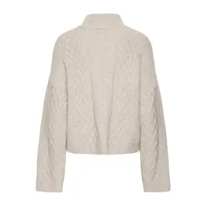 Women's round neck sweater Ichi Mylle LS6 image-0