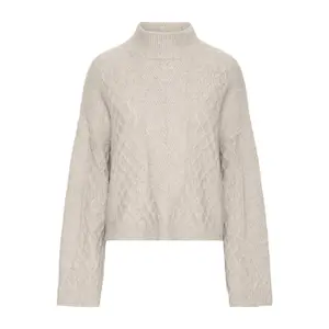 Women's round neck sweater Ichi Mylle LS6 image-1