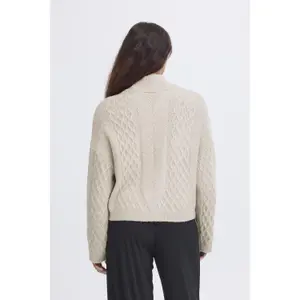 Women's round neck sweater Ichi Mylle LS6 image-3