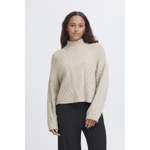 Women's round neck sweater Ichi Mylle LS6 image-5