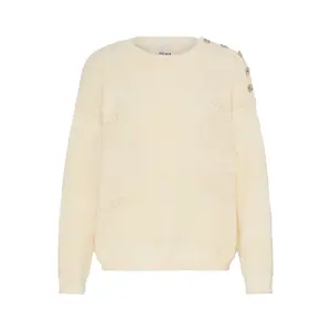 Pullover mit Rundhalsausschnitt Damen Ichi Astra LS3 image-0