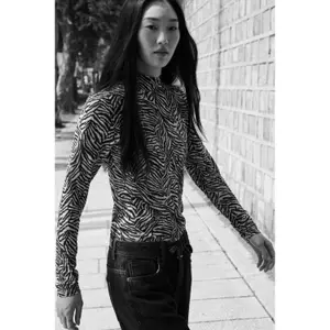 Damenbluse Ichi Lava LS2 image-2