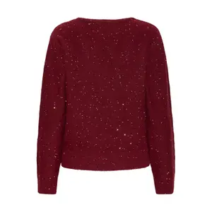 Pullover mit V-Ausschnitt Damen Ichi Damian image-3