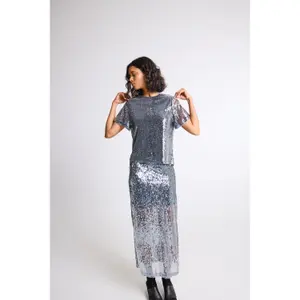 Langer Rock für Damen Ichi Princa image-3