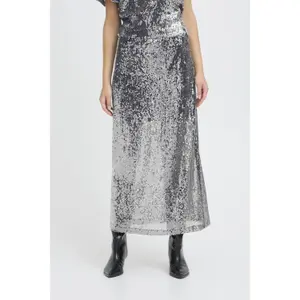 Langer Rock für Damen Ichi Princa image-5