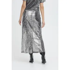 Langer Rock für Damen Ichi Princa image-6