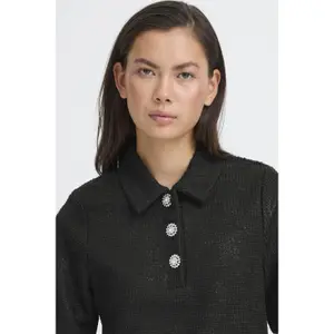 Polo-Shirt Damen Ichi Kate Gleam image-2