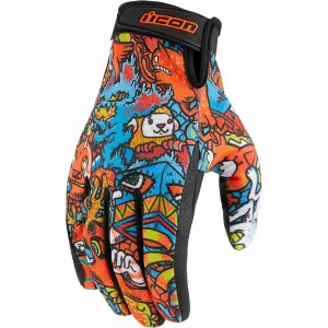 Guantes de moto de verano Icon Redoodle image-0