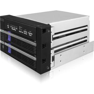 Rack Icy Dock FatCage RAID MB901SPR-B R1 - 2x 5,25" pour 2x 3,5"/2,5"