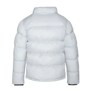 Daunenjacke mit Reißverschluss und hohem Kragen mit Stickerei Schott image-1