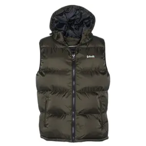 Doudoune sans manches à capuche Schott image-0