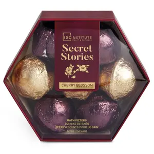 Box of 7 cherry bath balls for children IDC Institute image-0