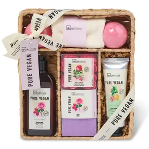 6-piece cosmetic care set with towel IDC Institute 100% Vegan image-0