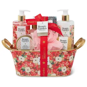 7 pieces cosmetic care set IDC Institute Flowers image-0