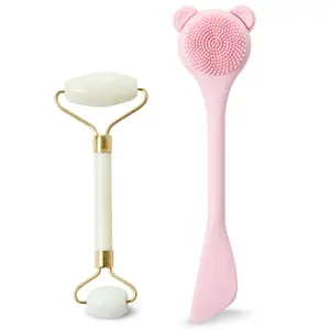 Silicone facial cleaner and massager set for children IDC Institute image-1