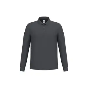 Long sleeve piqué polo iDeal Basic Brand image-0