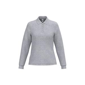 ib223-idealoxfordgrey-polo-shirt-langarm-damen-ideal-basic-brand-ideal-oxford-grey