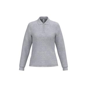 ib291-idealoxfordgrey-damen-poloshirt-mit-langen-armeln-ideal-basic-brand-ideal-oxford-grey