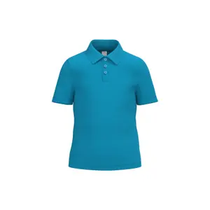 Organic Pique Polo for Kids iDeal Basic Brand image-0